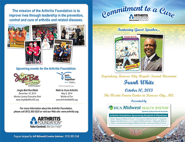 "Breakfast with Frank White" program for the Arthritis Foundation