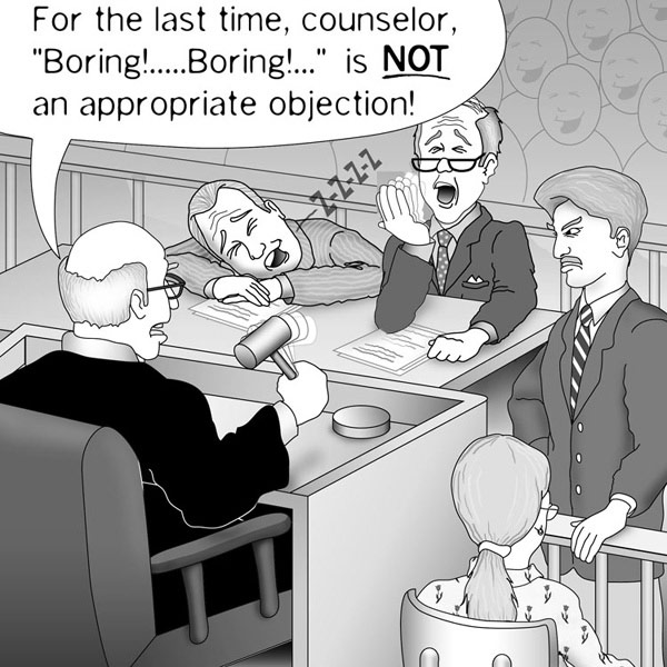 Comics for Law Firm's Monthly Newsletter
