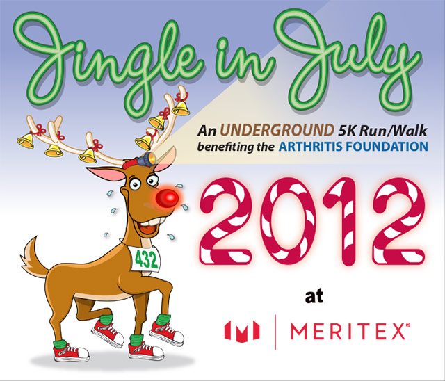 Jingle in July Run T-shirt Design - Arthritis Foundation
