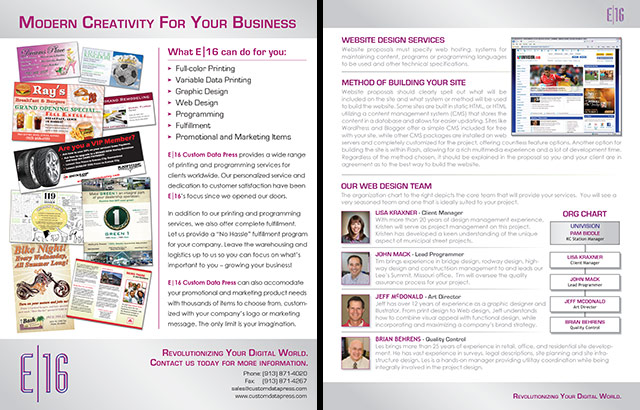 E|16 - Custom Data Press Services Sheet