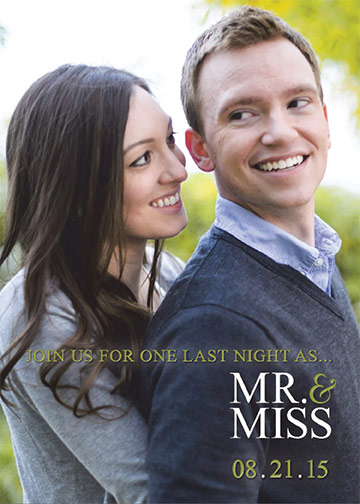 Front















Back









Rehearsal Dinner Invitation

