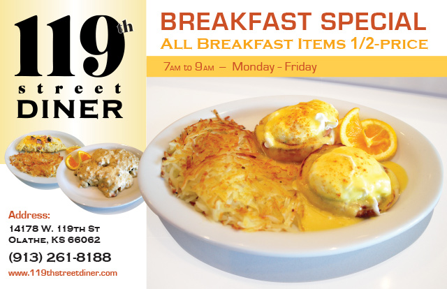 Diner Weekly Specials Flyer