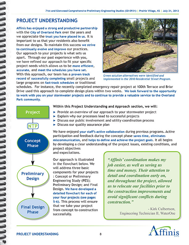 Proposal Template Design for Civil Engineering Firm