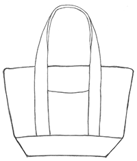 Boat Tote Illustration