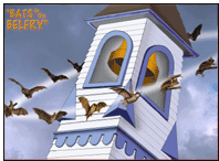 Bats in the Belfry Clich� Illustration